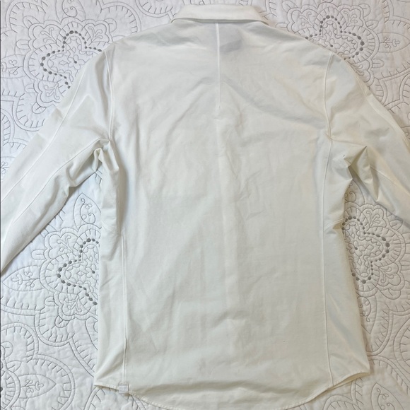 Lululemon Men’s White Button Down Shirt - Commission Long Sleeve Shirt Pocket - Picture 4 of 11